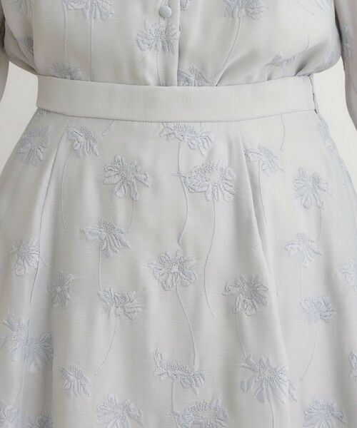 LAURA ASHLEY / ローラ アシュレイ ロング・マキシ丈スカート | 【セットアップ可】ランズウィック柄 刺繍フレアスカート | 詳細12