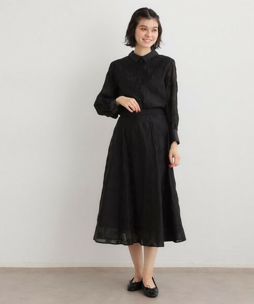 LAURA ASHLEY / ローラ アシュレイ ロング・マキシ丈スカート | 【セットアップ可】ランズウィック柄 刺繍フレアスカート | 詳細2