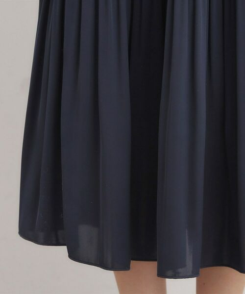 LAURA ASHLEY / ローラ アシュレイ ロング・マキシ丈スカート | 【定番人気！洗える／ウエストゴム仕様】ソフトサテンプリーツスカート | 詳細18