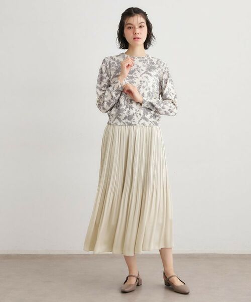 LAURA ASHLEY / ローラ アシュレイ ロング・マキシ丈スカート | 【定番人気！洗える／ウエストゴム仕様】ソフトサテンプリーツスカート | 詳細2