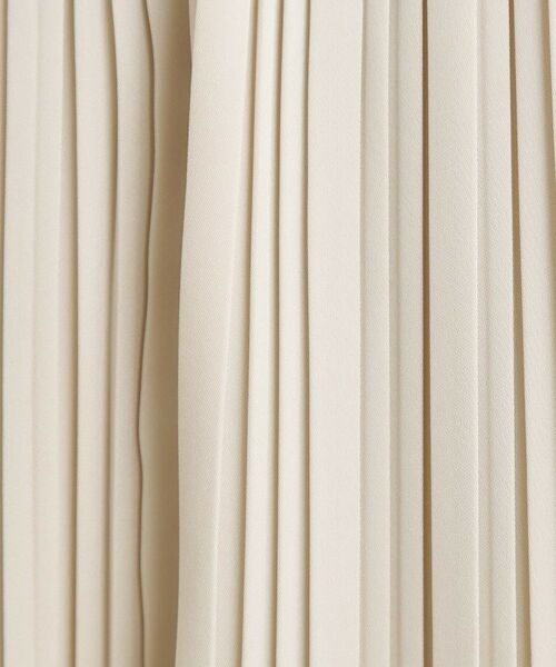 LAURA ASHLEY / ローラ アシュレイ ロング・マキシ丈スカート | 【定番人気！洗える／ウエストゴム仕様】ソフトサテンプリーツスカート | 詳細4