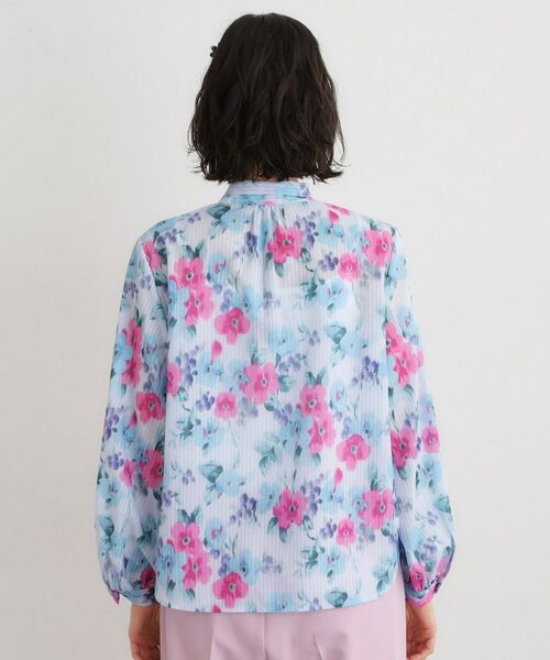 LAURA ASHLEY / ローラ アシュレイ シャツ・ブラウス | 【洗える／同柄アイテムあり】フリーサム ヘイズ柄 ボウタイブラウス | 詳細11
