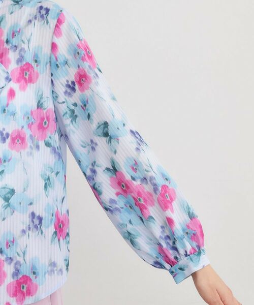 LAURA ASHLEY / ローラ アシュレイ シャツ・ブラウス | 【洗える／同柄アイテムあり】フリーサム ヘイズ柄 ボウタイブラウス | 詳細13