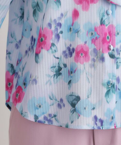 LAURA ASHLEY / ローラ アシュレイ シャツ・ブラウス | 【洗える／同柄アイテムあり】フリーサム ヘイズ柄 ボウタイブラウス | 詳細15