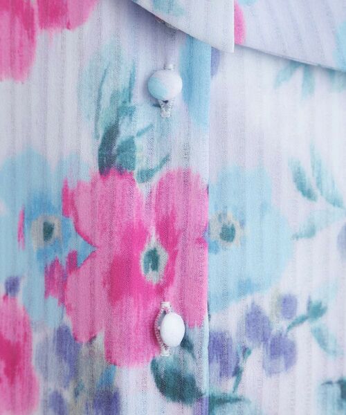 LAURA ASHLEY / ローラ アシュレイ シャツ・ブラウス | 【洗える／同柄アイテムあり】フリーサム ヘイズ柄 ボウタイブラウス | 詳細8