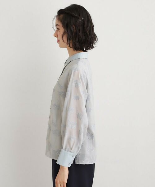 LAURA ASHLEY / ローラ アシュレイ シャツ・ブラウス | 【セットアップ可】ランズウィック柄刺繍ブラウス | 詳細10