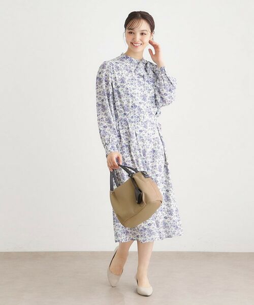 LAURA ASHLEY / ローラ アシュレイ トートバッグ | コインケース付き 裏地柄ソフトトート | 詳細7