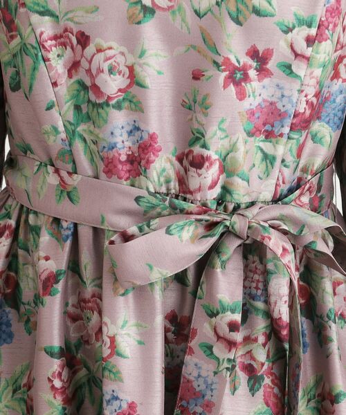 LAURA ASHLEY / ローラ アシュレイ ミニ丈・ひざ丈ワンピース | 【WEB限定/9分袖/M_LL 3サイズ】ペンブリー柄 シャンタンワンピース | 詳細19