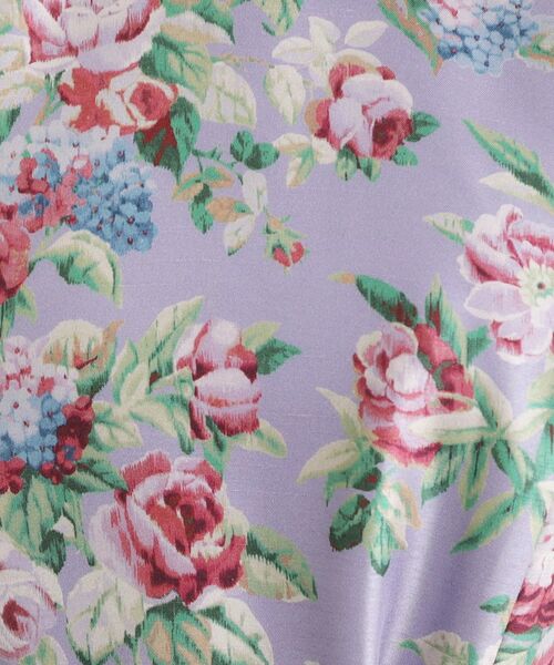 LAURA ASHLEY / ローラ アシュレイ ミニ丈・ひざ丈ワンピース | 【WEB限定/9分袖/M_LL 3サイズ】ペンブリー柄 シャンタンワンピース | 詳細4