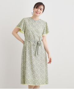 LAURA ASHLEY / ローラ アシュレイ ロング・マキシ丈ワンピース | 【WEB限定／3柄から選べる／受注生産／M‐LL3サイズ】半袖シフォンワンピース