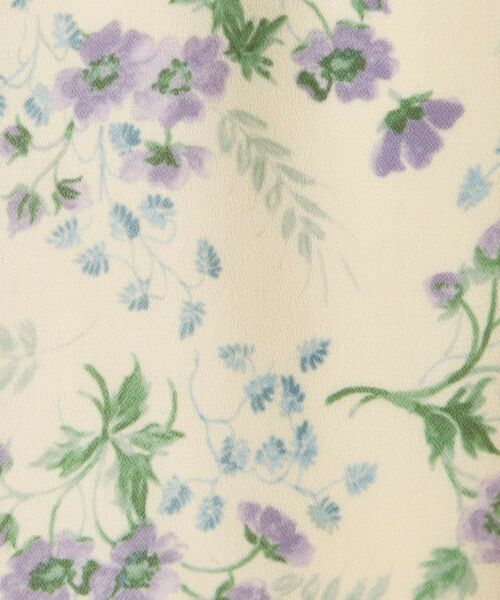 LAURA ASHLEY / ローラ アシュレイ ロング・マキシ丈ワンピース | 【WEB限定／3柄から選べる／受注生産／M‐LL3サイズ】半袖シフォンワンピース | 詳細11