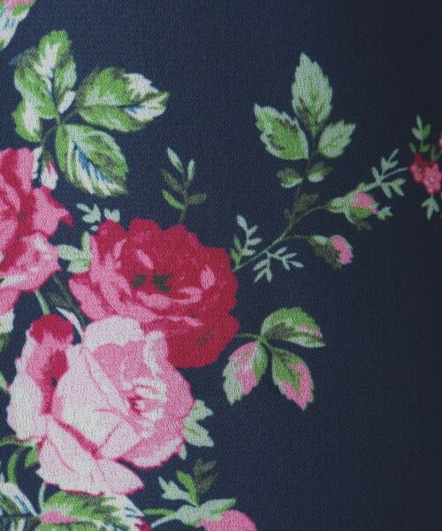 LAURA ASHLEY / ローラ アシュレイ ロング・マキシ丈ワンピース | 【WEB限定／3柄から選べる／受注生産／M‐LL3サイズ】半袖シフォンワンピース | 詳細15