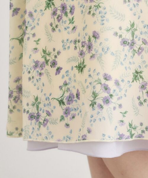 LAURA ASHLEY / ローラ アシュレイ ロング・マキシ丈ワンピース | 【WEB限定／3柄から選べる／受注生産／M‐LL3サイズ】半袖シフォンワンピース | 詳細23