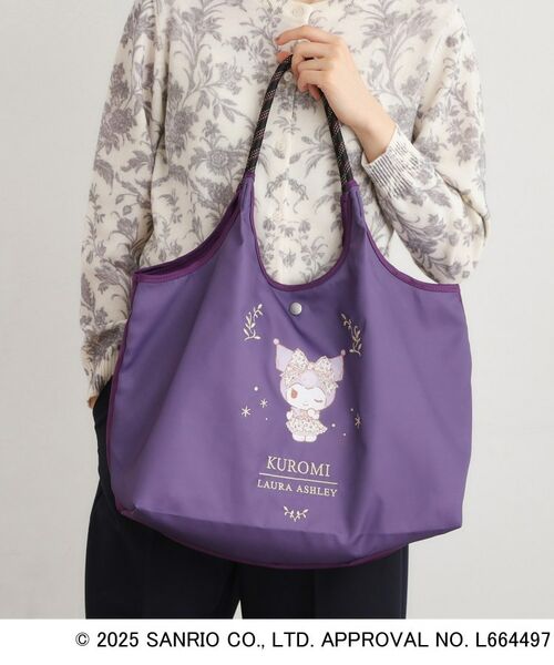 LAURA ASHLEY / ローラ アシュレイ トートバッグ | 【サンリオキャラクターズ コラボ】クロミ トートバッグ（パープル(083)）