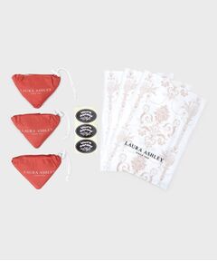 LAURA ASHLEY / ローラ アシュレイ エコバッグ | 【WEB限定/ギフトにおすすめ！／ラッピング資材付き／3種選べる】同柄パッカブル 3個入りセット
