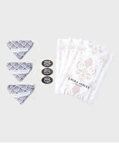 LAURA ASHLEY / ローラ アシュレイ エコバッグ | 【WEB限定/ギフトにおすすめ！／ラッピング資材付き／3種選べる】同柄パッカブル 3個入りセット