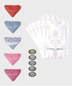 LAURA ASHLEY / ローラ アシュレイ エコバッグ | 【WEB限定/ギフトにおすすめ！／ラッピング資材付き】別柄パッカブル 5個入りアソートセット