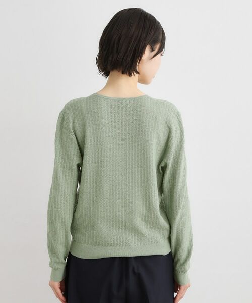 LAURA ASHLEY / ローラ アシュレイ ニット・セーター | 【洗える／透かし編み】スカラッププルオーバーニット | 詳細15