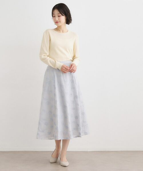 LAURA ASHLEY / ローラ アシュレイ ニット・セーター | 【洗える／透かし編み】スカラッププルオーバーニット | 詳細3