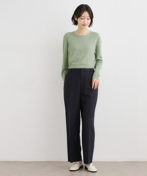 LAURA ASHLEY / ローラ アシュレイ ニット・セーター | 【洗える／透かし編み】スカラッププルオーバーニット | 詳細6