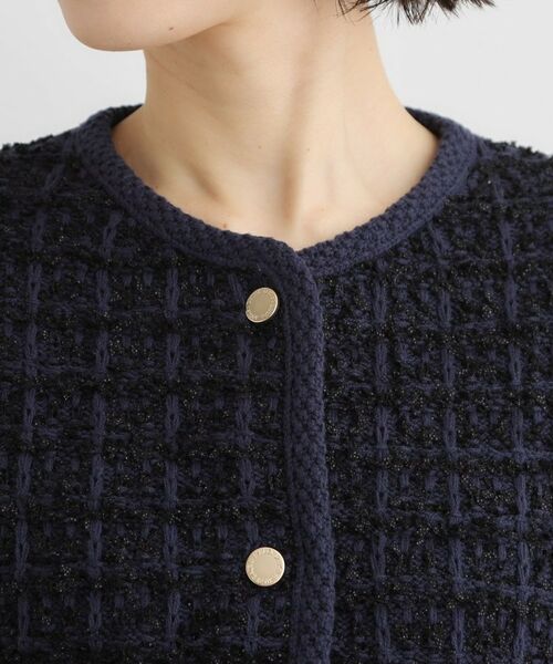 LAURA ASHLEY / ローラ アシュレイ カーディガン・ボレロ | 【洗える／テープヤーン】ツイードカーディガン | 詳細12