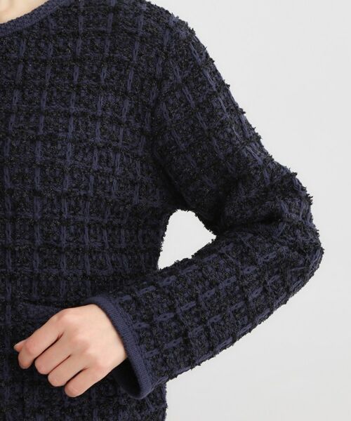LAURA ASHLEY / ローラ アシュレイ カーディガン・ボレロ | 【洗える／テープヤーン】ツイードカーディガン | 詳細13