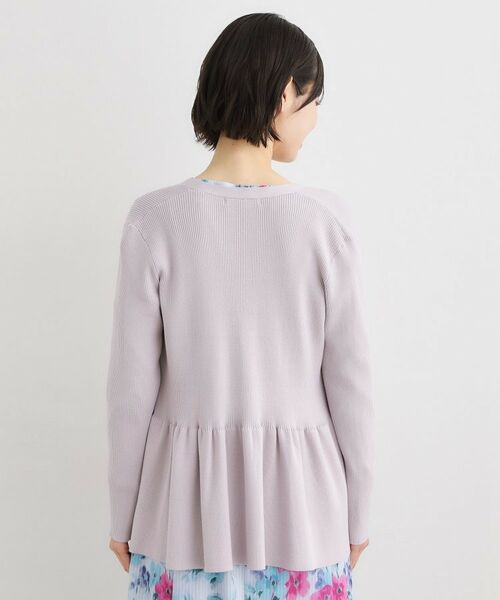 LAURA ASHLEY / ローラ アシュレイ カーディガン・ボレロ | 【人気デザイン！シルク混／洗える／バックリボン】フリルカーディガン | 詳細15