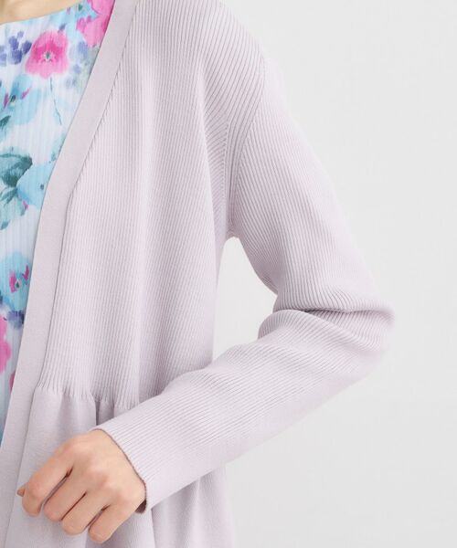 LAURA ASHLEY / ローラ アシュレイ カーディガン・ボレロ | 【人気デザイン！シルク混／洗える／バックリボン】フリルカーディガン | 詳細17