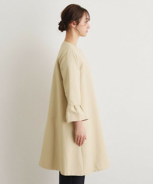 LAURA ASHLEY / ローラ アシュレイ その他アウター | 【洗える／サスティナブル素材】ギャザースリーブ グログランコート | 詳細10