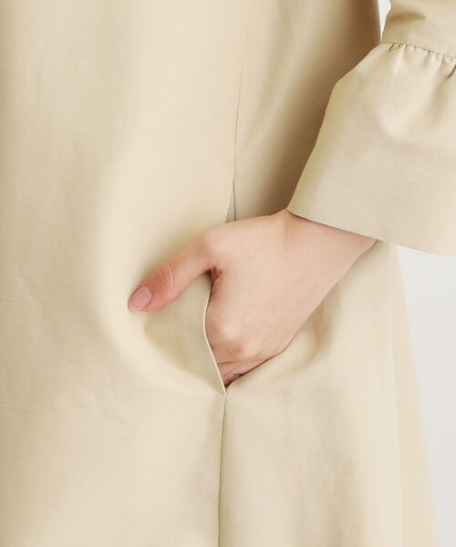 LAURA ASHLEY / ローラ アシュレイ その他アウター | 【洗える／サスティナブル素材】ギャザースリーブ グログランコート | 詳細14