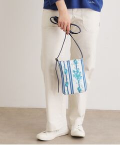 LAURA ASHLEY / ローラ アシュレイ ショルダーバッグ | ロザリーナ ストライプ柄 ミニ ショルダー