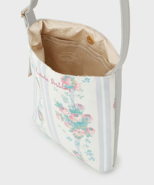 LAURA ASHLEY / ローラ アシュレイ ショルダーバッグ | ロザリーナ ストライプ柄 ミニ ショルダー | 詳細15