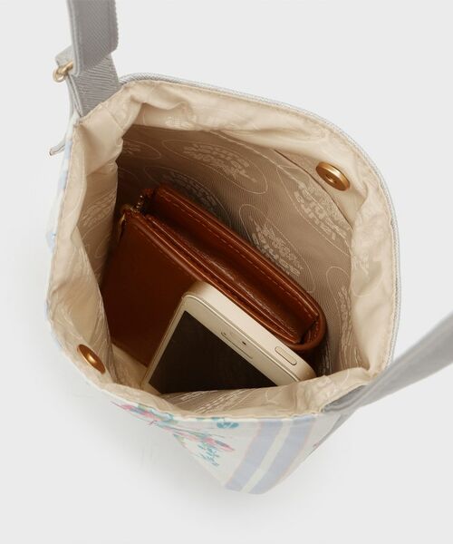 LAURA ASHLEY / ローラ アシュレイ ショルダーバッグ | ロザリーナ ストライプ柄 ミニ ショルダー | 詳細18