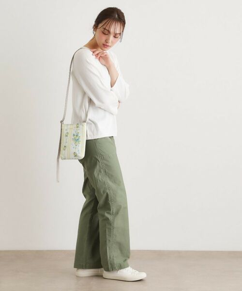 LAURA ASHLEY / ローラ アシュレイ ショルダーバッグ | ロザリーナ ストライプ柄 ミニ ショルダー | 詳細2