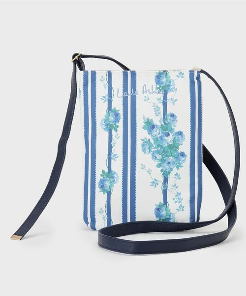 LAURA ASHLEY / ローラ アシュレイ ショルダーバッグ | ロザリーナ ストライプ柄 ミニ ショルダー | 詳細8
