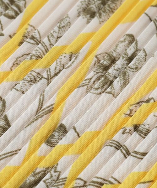 LAURA ASHLEY / ローラ アシュレイ マフラー・ショール・スヌード・ストール | 【シュシュ付】スケッチ柄プリーツスカーフ | 詳細2