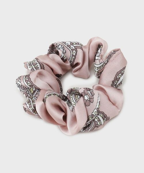 LAURA ASHLEY / ローラ アシュレイ マフラー・ショール・スヌード・ストール | 【シュシュ付】ペルシャ柄プリーツスカーフ | 詳細4