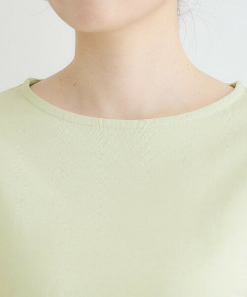 LAURA ASHLEY / ローラ アシュレイ カットソー | 【7分袖／コットン100％／見返し刺繍入り／5colors】ハービー フィールド柄プルオーバー | 詳細24