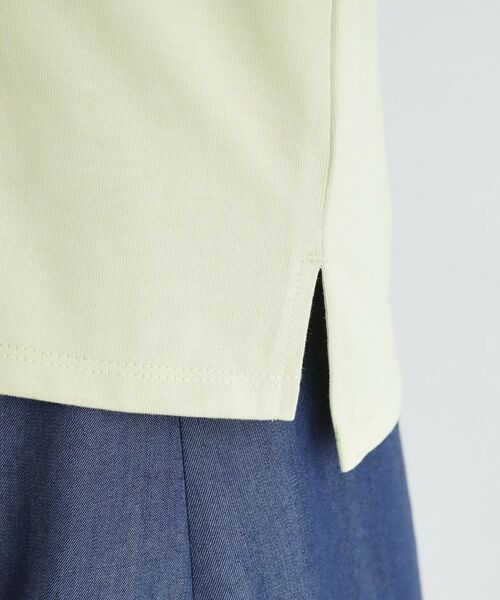 LAURA ASHLEY / ローラ アシュレイ カットソー | 【7分袖／コットン100％／見返し刺繍入り／5colors】ハービー フィールド柄プルオーバー | 詳細26