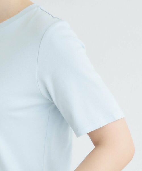 LAURA ASHLEY / ローラ アシュレイ Tシャツ | 【洗える／立体モチーフ／コットン100％】ランズウィック柄Tシャツ | 詳細17