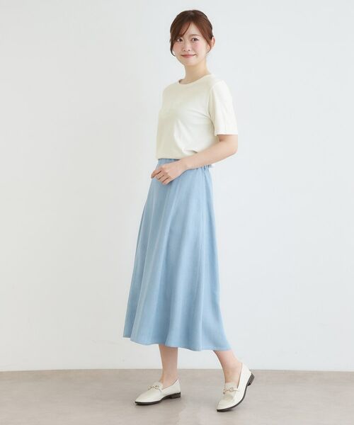 LAURA ASHLEY / ローラ アシュレイ Tシャツ | 【洗える／立体モチーフ／コットン100％】ランズウィック柄Tシャツ | 詳細3