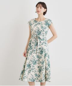 LAURA ASHLEY / ローラ アシュレイ ミニ丈・ひざ丈ワンピース | 【洗える／コットン100％／3colors／同柄アイテムあり】ウォールド ガーデン柄ワンピース