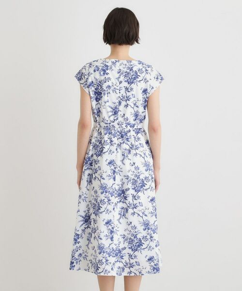 LAURA ASHLEY / ローラ アシュレイ ミニ丈・ひざ丈ワンピース | 【洗える／コットン100％／3colors／同柄アイテムあり】ウォールド ガーデン柄ワンピース | 詳細15