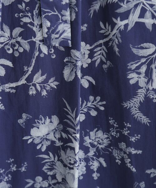 LAURA ASHLEY / ローラ アシュレイ スカート | 【洗える／コットン100％／ウエストゴム／3colors】ウォールド ガーデン柄スカート | 詳細12