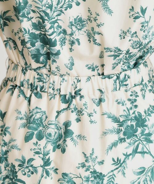 LAURA ASHLEY / ローラ アシュレイ スカート | 【洗える／コットン100％／ウエストゴム／3colors】ウォールド ガーデン柄スカート | 詳細18