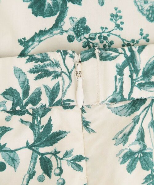 LAURA ASHLEY / ローラ アシュレイ スカート | 【洗える／コットン100％／ウエストゴム／3colors】ウォールド ガーデン柄スカート | 詳細20