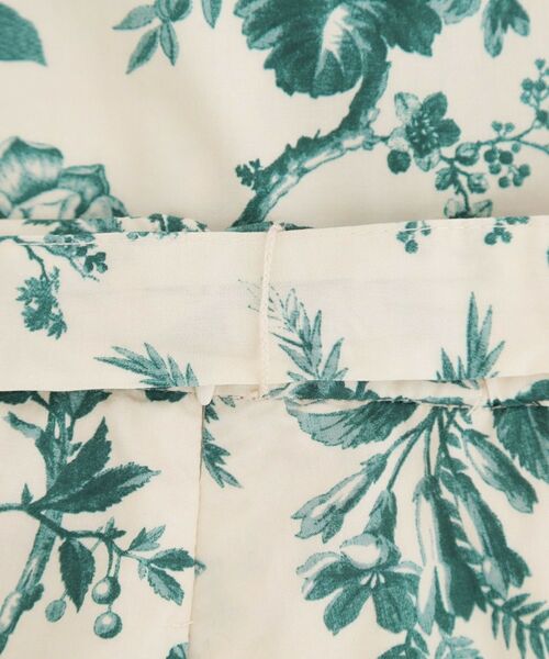 LAURA ASHLEY / ローラ アシュレイ スカート | 【洗える／コットン100％／ウエストゴム／3colors】ウォールド ガーデン柄スカート | 詳細22