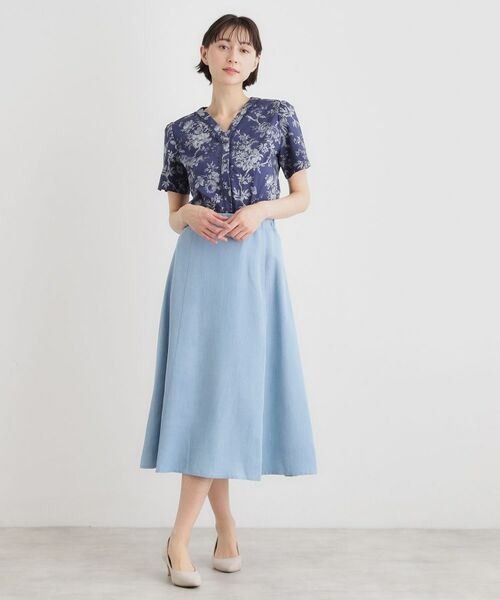 LAURA ASHLEY / ローラ アシュレイ シャツ・ブラウス | 【洗える／コットン100％／3colors／同柄アイテムあり】ウォールド ガーデン柄ブラウス | 詳細10