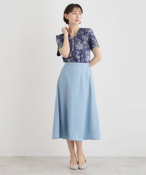 LAURA ASHLEY / ローラ アシュレイ シャツ・ブラウス | 【洗える／コットン100％／3colors／同柄アイテムあり】ウォールド ガーデン柄ブラウス | 詳細11