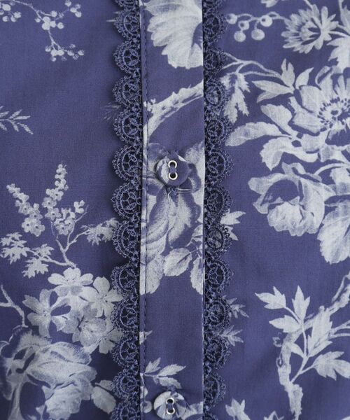 LAURA ASHLEY / ローラ アシュレイ シャツ・ブラウス | 【洗える／コットン100％／3colors／同柄アイテムあり】ウォールド ガーデン柄ブラウス | 詳細12